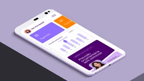 Tela inicial do app Condohuby — agenda, previsão orçamentária e cursos — plataforma Condohuby